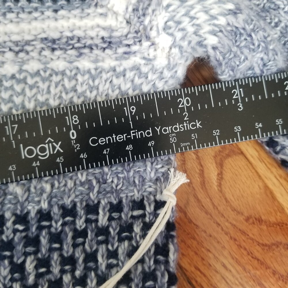 a.n.a striped sweater L - Picture 6 of 7